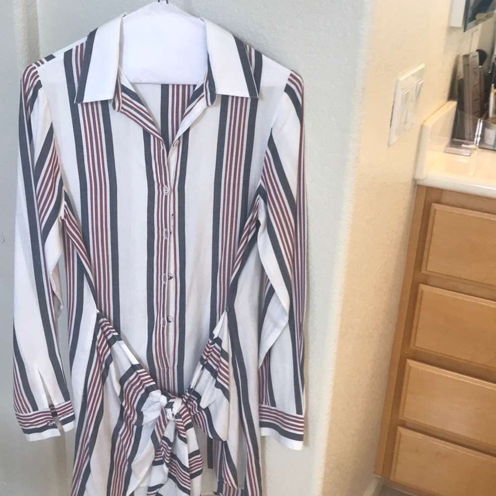 L’Academie Cloudine Stripe Dress - Picture 3 of 3